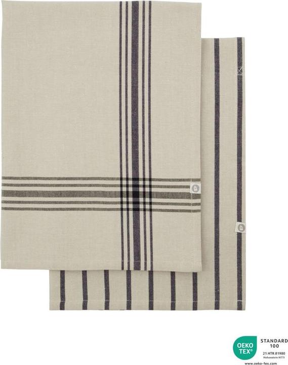 Actual product image House Doctor Geschirrhandtücher, Chef, Schwarz (55 x 75 cm)