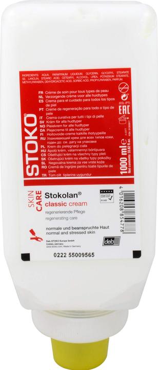 Produktbild Stokolan Hautpflegecreme ® Classic 1 l silikonfrei (1000 ml)