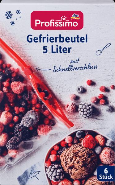 Produktbild dm Profissimo Gefrierbeutel mit Schnellverschluss (6 x)