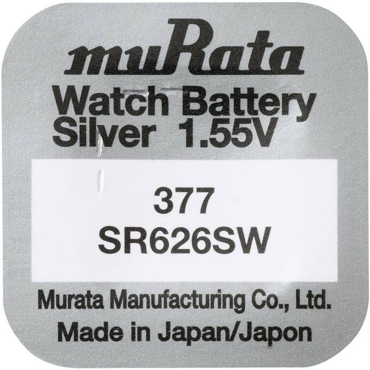 Immagine prodotto Murata Celle a bottone 377 (10 pz., Specifico del dispositivo, 26 mAh)