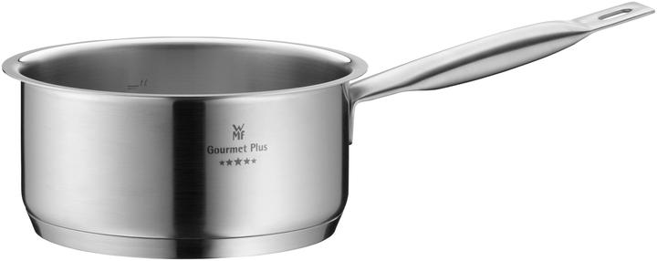 Stielkasserolle GOURMET PLUS platin (16 cm, Kochtopf, Edelstahl)