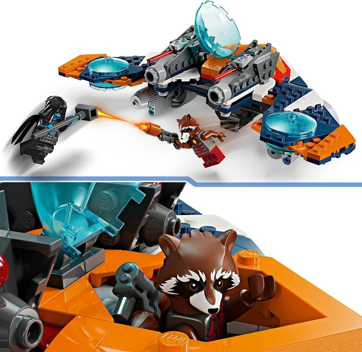 Image du produit LEGO Le vaisseau spatial de Rocket contre Ronan (76278, LEGO Marvel)