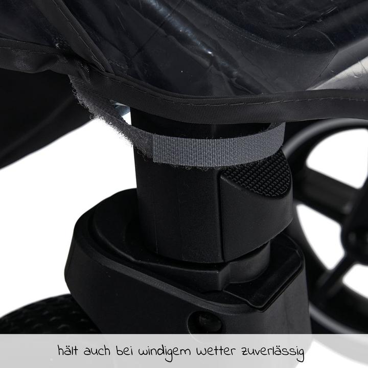 Actual product image Diago Universal rain cover for buggy & pushchair with lockable rain cover