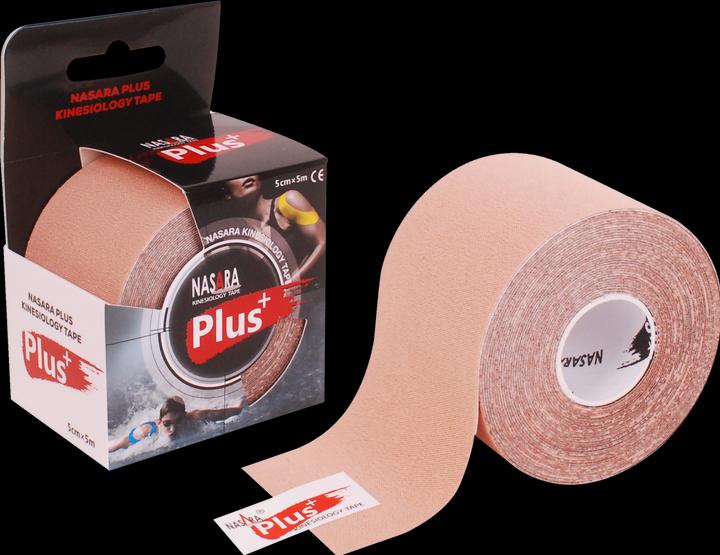 Immagine prodotto Nasara Nastro kinesiologico Plus beige 5cmx5m (5 m)