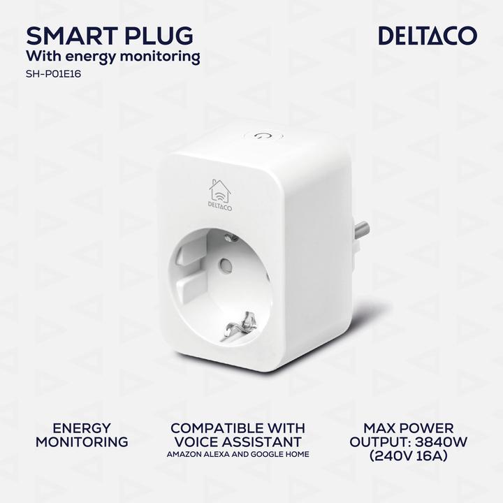 Immagine prodotto Deltaco Monitoraggio del consumo delle spine Smart Home 16A bianco