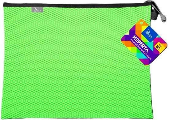 Actual product image Tetis B5-Umschlag mit grünem Metallreissverschluss (1 x)