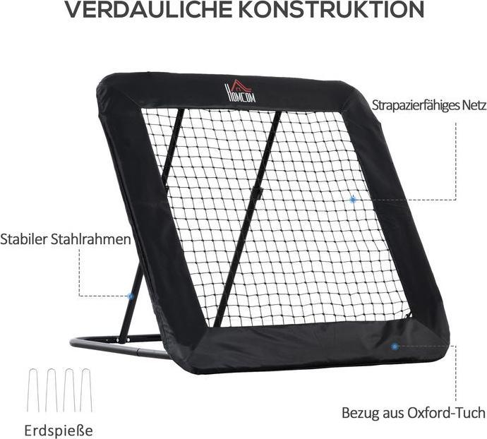 Actual product image Swisshandel24 Folding football goal football rebounder rebound wall, net for baseball basketball volleyball verse