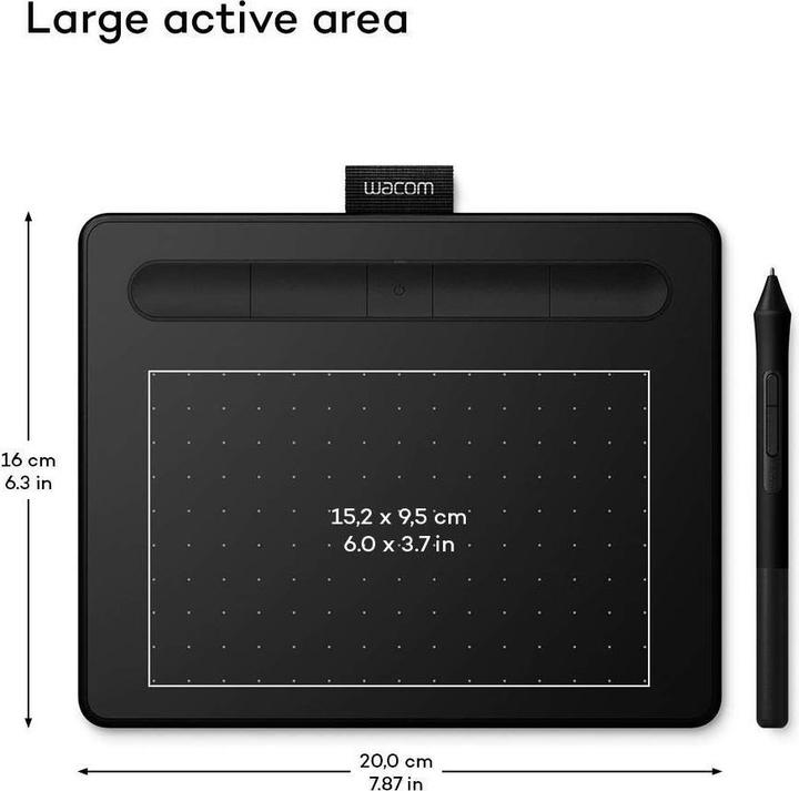 Produktbild Wacom Intuos S BT (7", 2540 lpi)