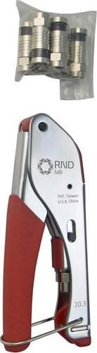 RND Outil de compression fixe et jeu de connecteurs F 143mm (292 mm)