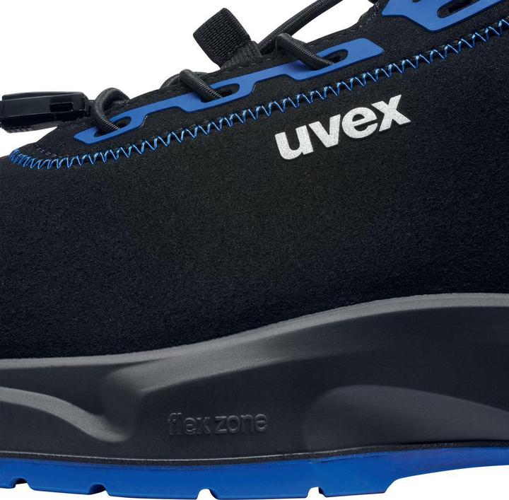 Productafbeelding Uvex Sports uvex 1 x-craft lage schoenen S2 68147 zwart, blauw wijdte 10 maat 42 (S2, 42)