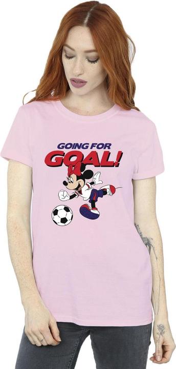 Immagine prodotto Disney Minnie Mouse Going For Goal Maglietta Ampia Donna (L)