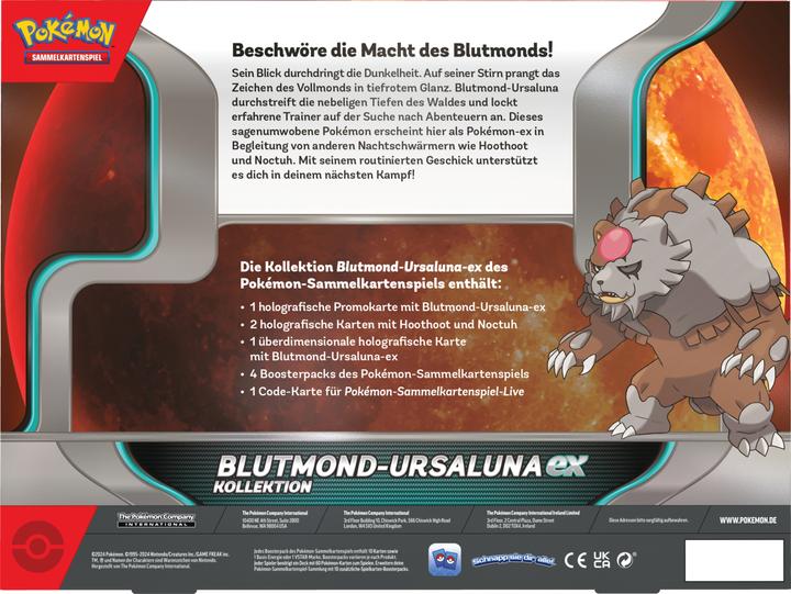 Actual product image Pokémon Blood Moon Ursaluna-ex Collection (German, Box Set & Collection)