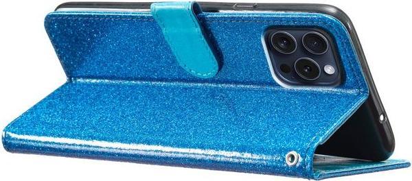 Actual product image MU Style PU Leather Bling Series (Apple iPhone 16 Pro Max)