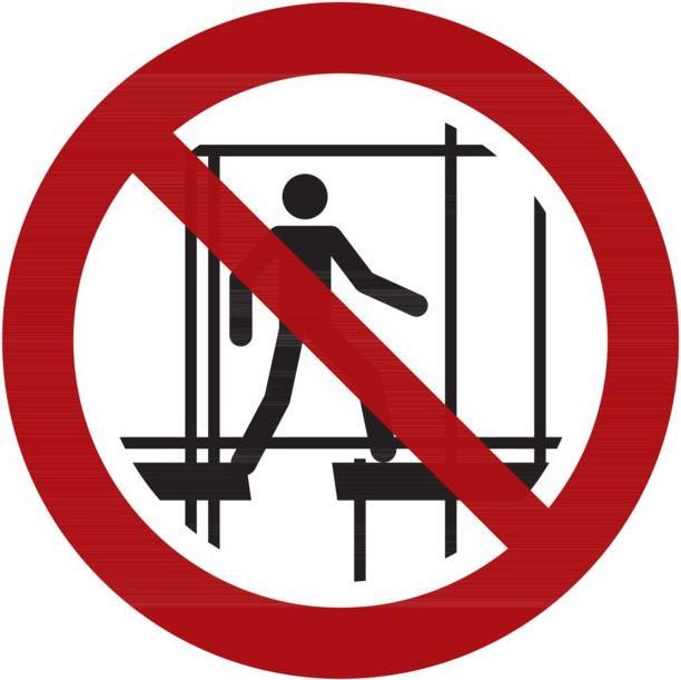 Actual product image Marahrens Prohibition sign