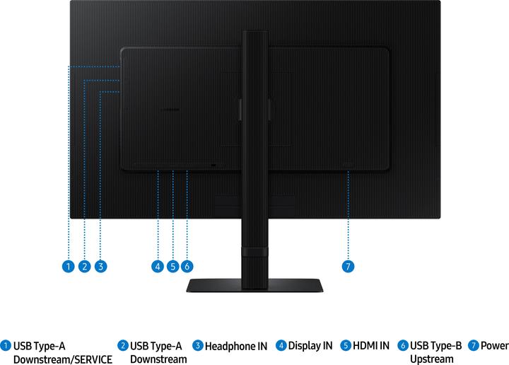Image du produit Samsung ViewFinity S8 - S80D (3840 x 2160 pixels, 27")