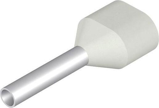 Weidmüller 9037380000 Zwillings-Aderendhülse 0.5 mm² Teilisoliert Weiss 500 St.