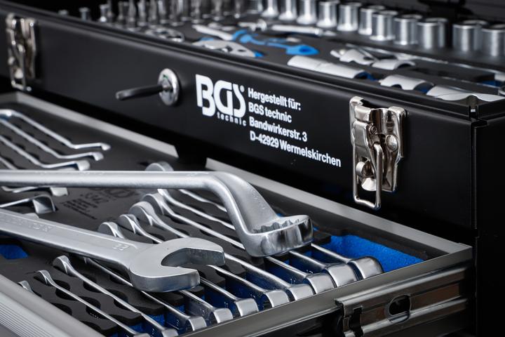 Actual product image BGS Metal workshop Tool Case 3 Drawers with 143 Tools (3312 pieces)