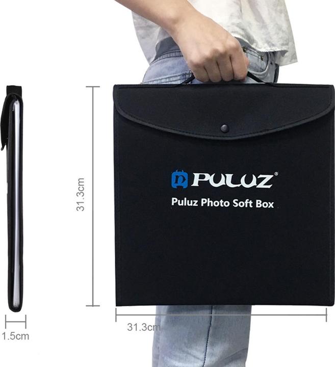 Produktbild Puluz Fotostudio Box 30m mit 2x Ringleuchte (Studioleuchte)