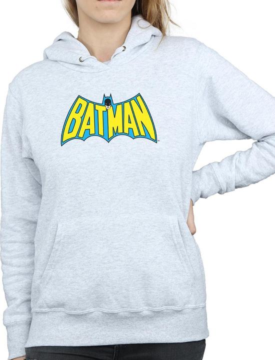 Actual product image Womens/Ladies Batman Retro Logo Hoodie (S)