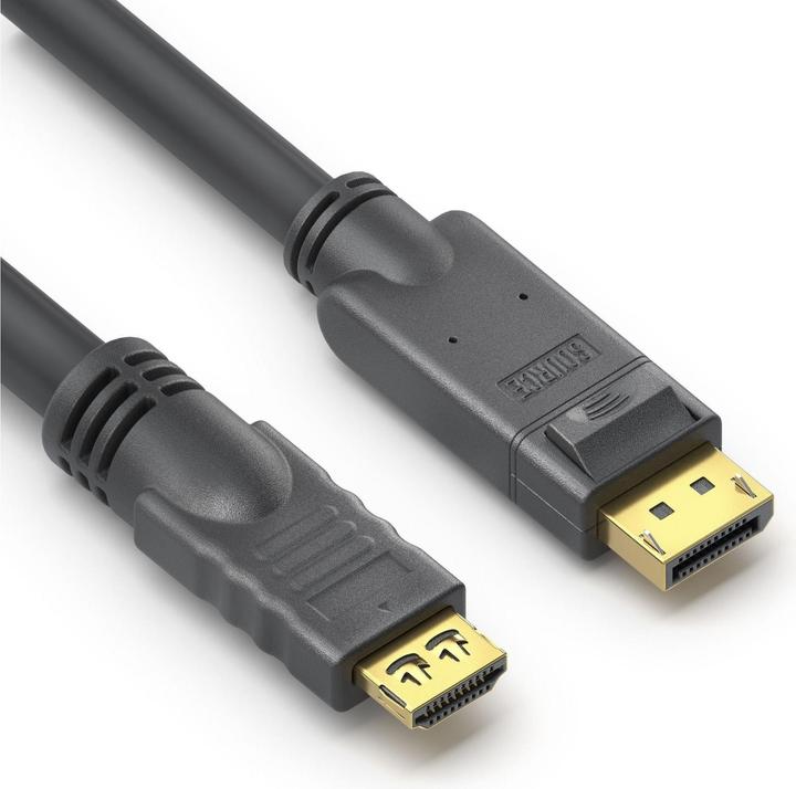 Produktbild Purelink DisplayPort zu HDMI Kabel 4K - PureInstall 15,00m (15 m, HDMI)