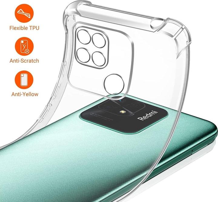 Produktbild Screenguard Xiaomi Redmi 10C Hülle Crystal Soft Airbag Bumper (Xiaomi Redmi 10C)