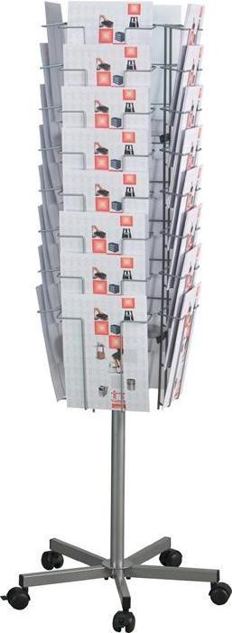 Actual product image Twinco Brochureholder Twin Agenda A4 32 fag t/gulv Ø510xH1475mm (A4)