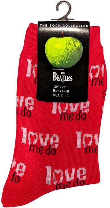Actual product image The Beatles Unisex Adult Love Me Do Socks (40.5 - 45.5)