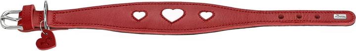 Image du produit Hunter Collier Lévrier Love 37/XS-S, rouge/noir (Chien, Général)