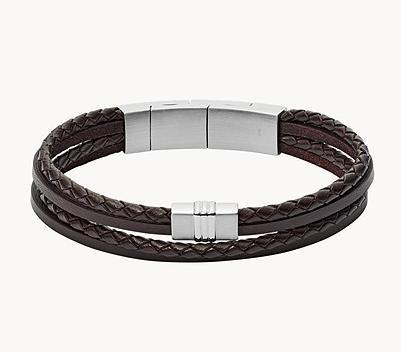 Image du produit Fossil Vintage Casual (19 cm, Acier inoxydable, Cuir)