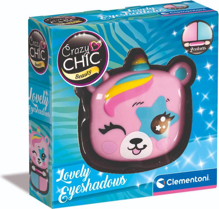 Produktbild Clementoni 18820 Crazy Chic – Lovely Eyeshadow: Bär, Lidschatten-Make-up, sicher und hypoallergen, K