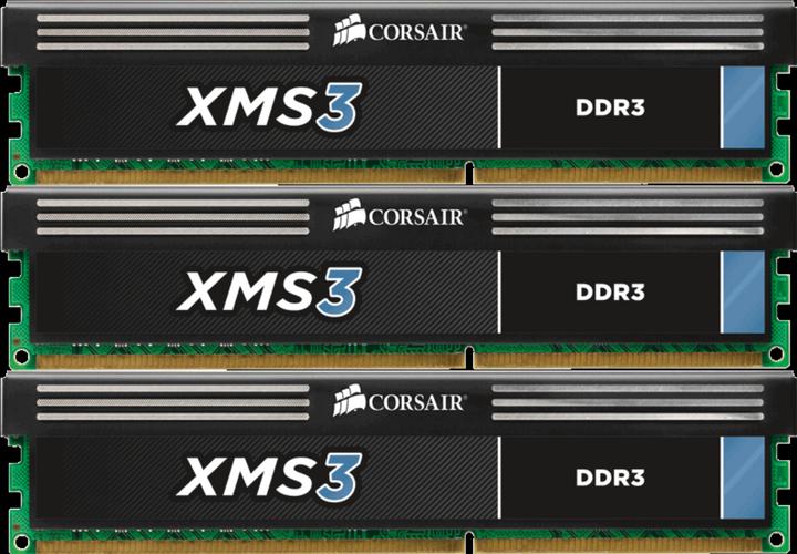 Produktbild Corsair Xms3 (2 x 4GB, 1600 MHz, DDR3-RAM, DIMM)