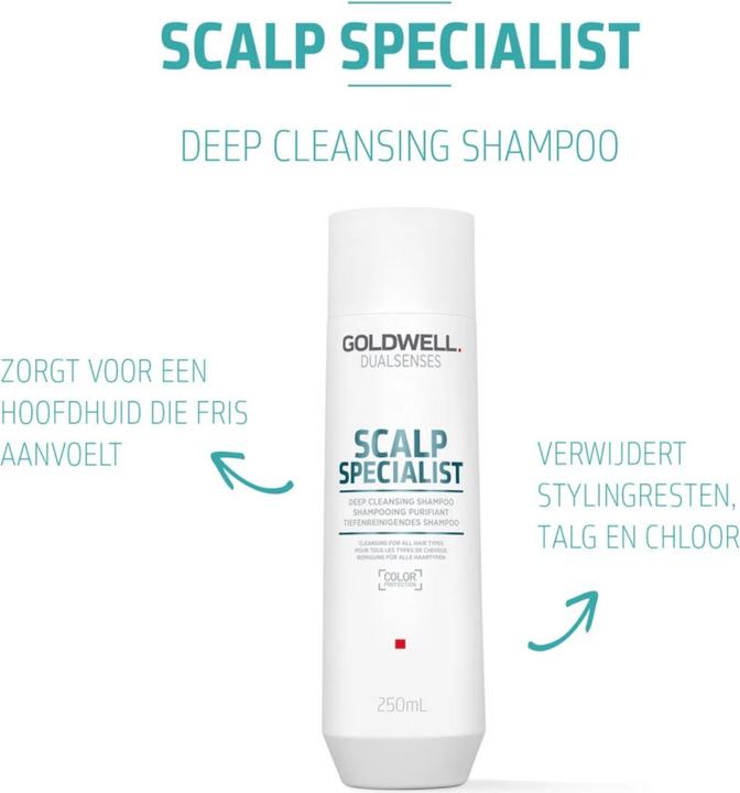 Productafbeelding Goldwell Scalp Specialist Diepe Reiniging (250 ml, Vloeibare shampoo)