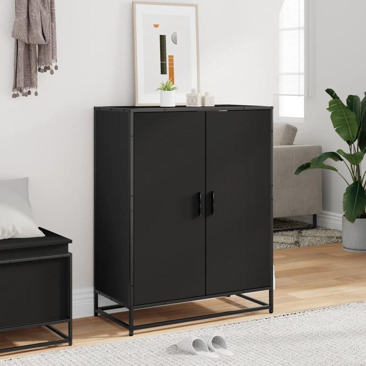 Produktbild VidaXL Schuhschrank Schuhregal Schuhablage Schuhaufbewahrung Flur Schwarz