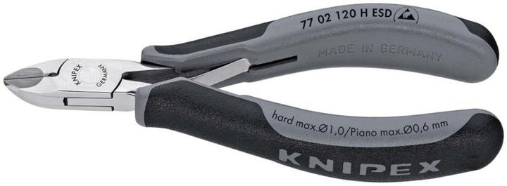 Productafbeelding Knipex Elektronische zijsnijders met ingevoegde hardmetalen snijkant ESD 77 02 120 H ESD (120 mm)