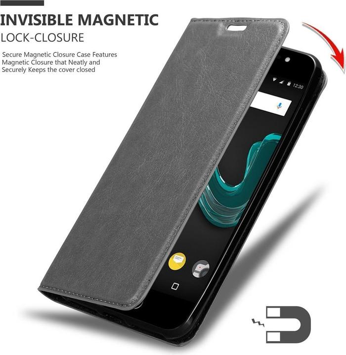 Actual product image Cadorabo Book Invis. Magnet sleeve (Wiko WIM)