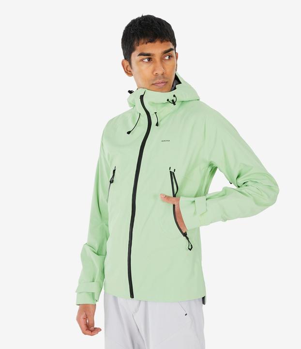 Image du produit Quechua Veste de randonnée homme imperméable légère - MH500 vert clair (44)