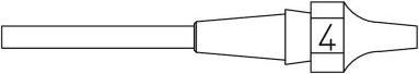 Produktbild Weller Erem Weller T0051326299 Ersatz-Entlötdüse 1.2 x 2.5mm (Entlötset)