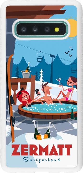 Immagine prodotto PhoneLook Coperchio in silicone bianco Zermatt Mountain Jacuzzi (Samsung Galaxy S10)