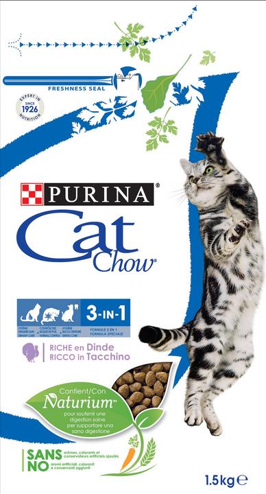 Immagine prodotto Purina ONE CAT CHOW 3 in 1 Tacchino 1,5 kg (Adulto, 1 pz., 1500 g)