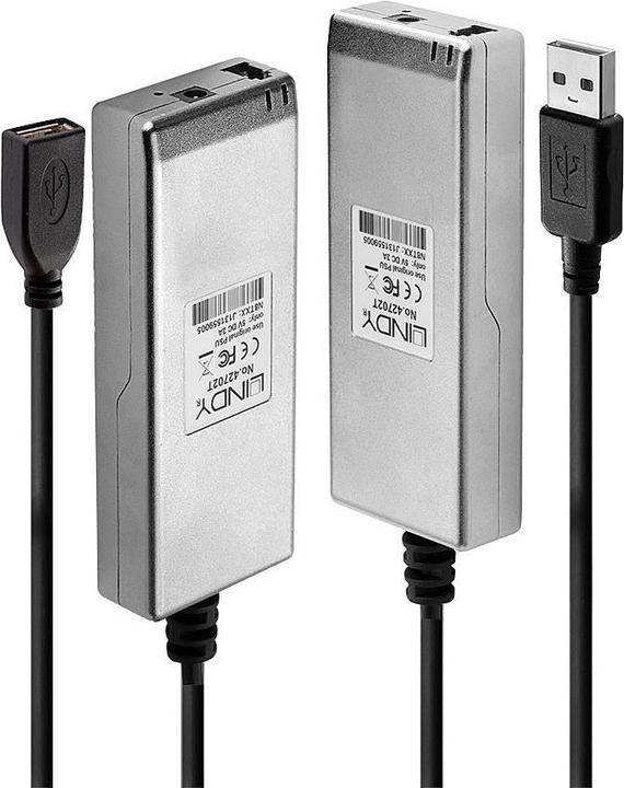 Image du produit Lindy Extender USB 2.0 MM fibre optique/fibre optique 200m multi-mode Fibre