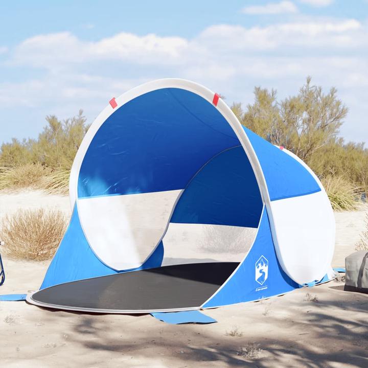 Actual product image VidaXL Beach tent 2 person pop-up waterproof (beach tent, 1.30 kg, 2 persons)