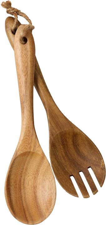 Actual product image Esmée 2-teiliges Salatbesteck aus Akazienholz, 26 x 7 cm (Salad servers)