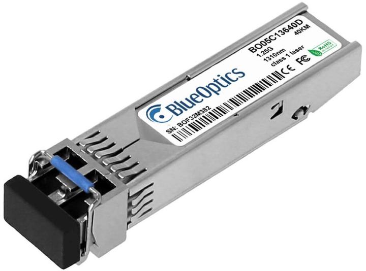 Actual product image BlueOptics Raisecom USFP-Gb/LH1-D-R Compatible SFP Transceiver for Singlemode Gigabit Highspeed Data