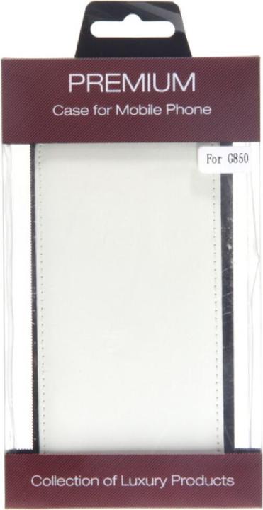 Immagine prodotto OEM Custodia Slim in pelle Flip Galaxy Alpha G850 - Bianco (Samsung Galaxy Alpha)