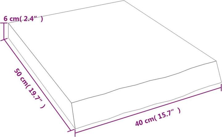 Image du produit VidaXL Emerald (40 x 6 x 50 cm)