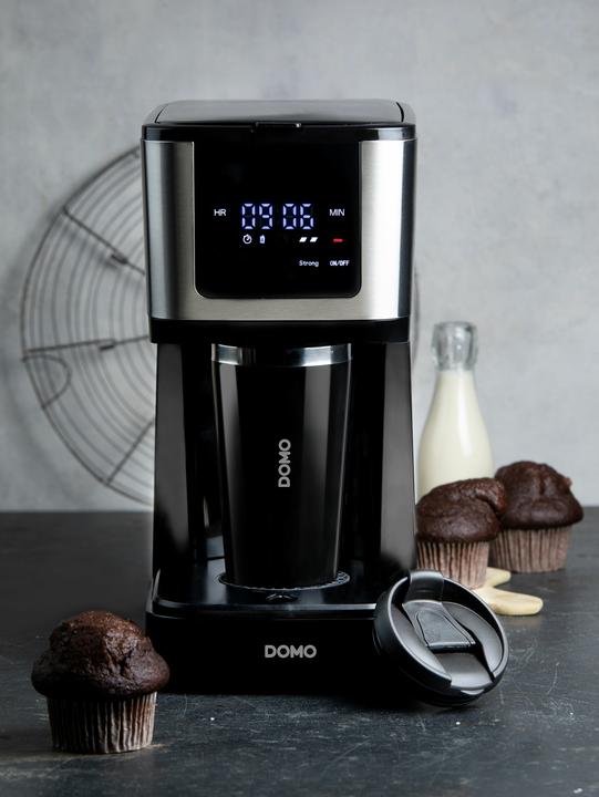 Produktbild Domo CAFETIÈRE DO733K 1,25L 10 TASSES MUG 400ML COMMANDES TACTILES/ÉCRAN LED FILTRE PERMANENT