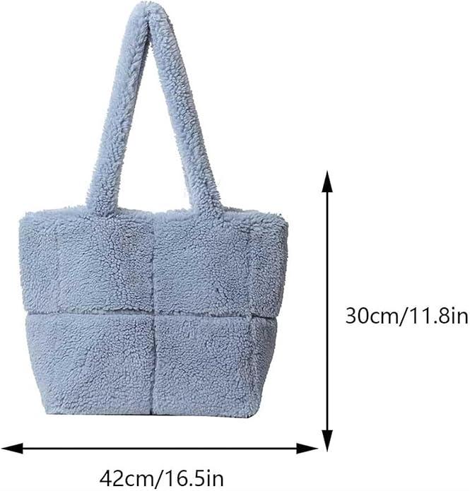 Produktbild Only-Bags.Store Schicke Kunstpelz-Umhängetasche - vielseitig und leicht, perfekt für Arbeit oder Freizeit