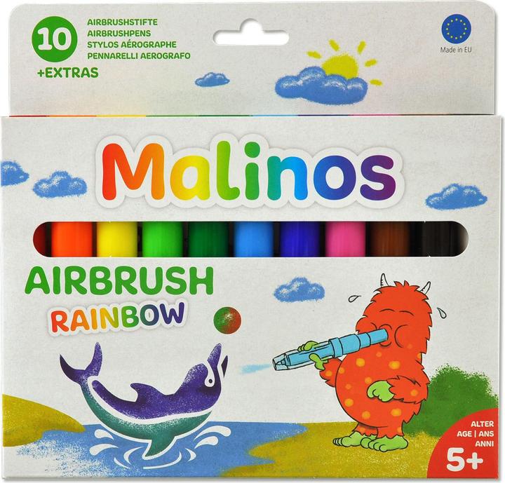 Actual product image Malinos Blopens Airbrush pens Rainbow (Multicoloured, 10 x)