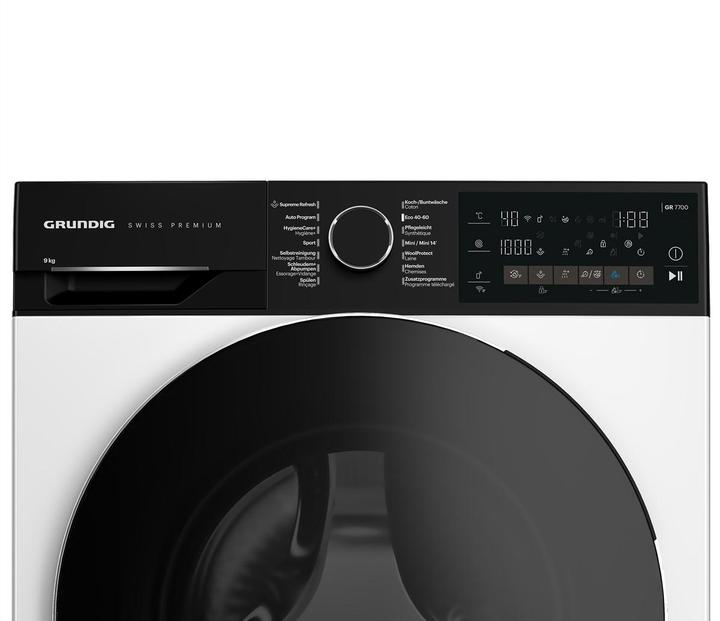Image du produit Grundig Lave-linge WM7200, 9kg, A, blanc (9 kg)