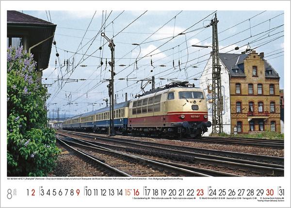 Produktbild Faszinierende Eisenbahnen 2026 (42 x 30 cm, Harter Einband, Deutsch)